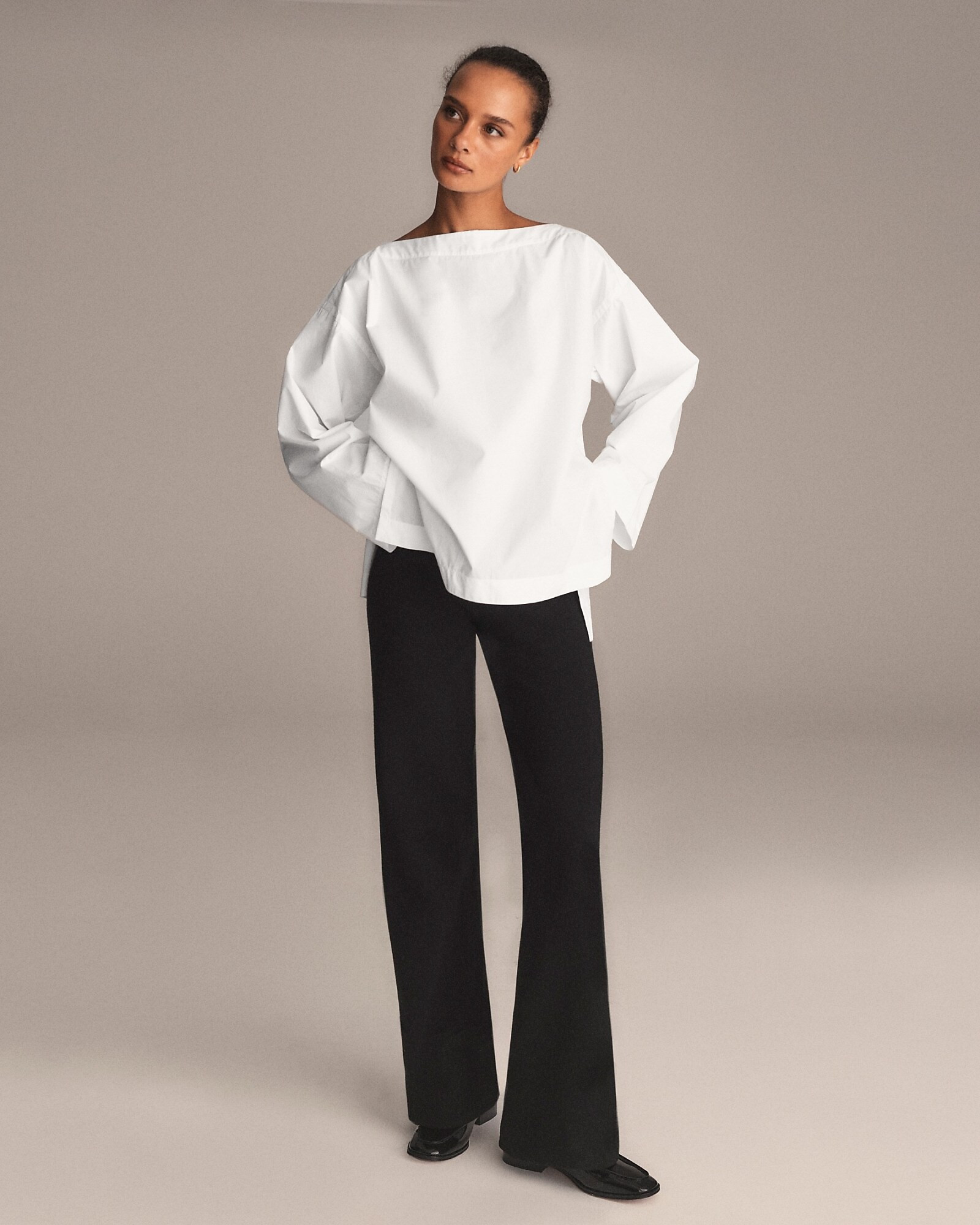 Ciel top in cotton poplin | J. Crew US