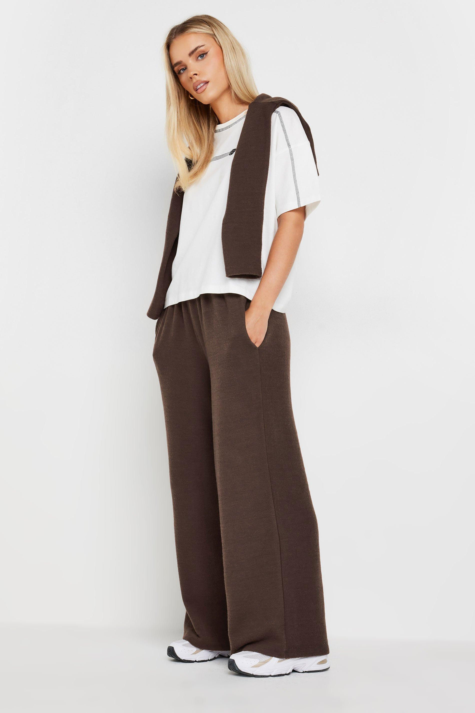 Trousers | Petite Wide Leg Trousers | PixieGirl | Miss Pap UK