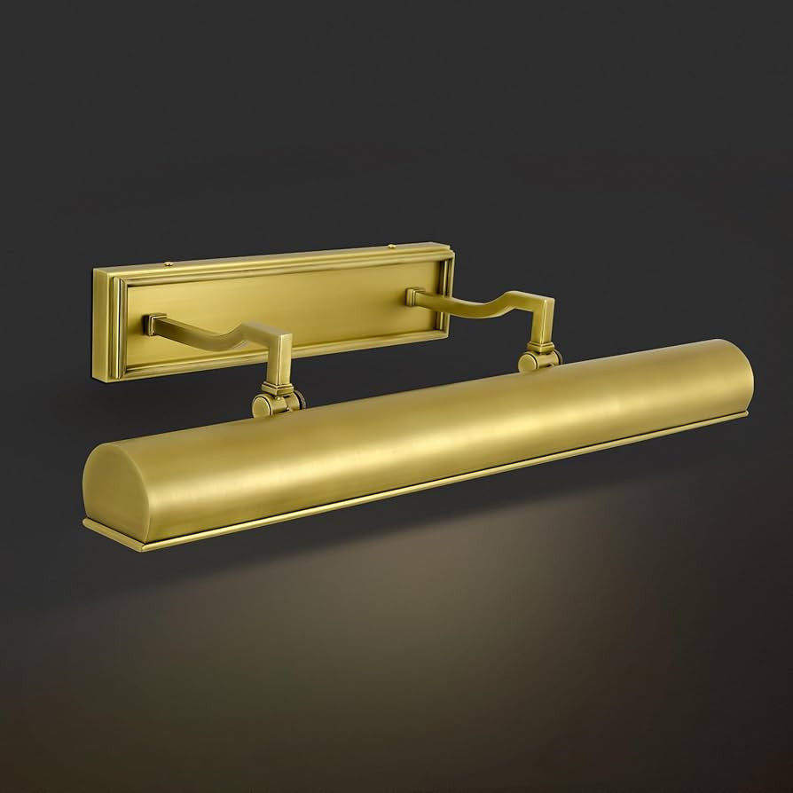 24in Modern Brass Picture Lights for Wall Hardwired, 4 Light Gold Wall Picture Light for Above Pi... | Amazon (US)