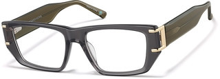 Zenni Geometric Glasses Gray Bio-Based Full Rim Frame | Zenni Optical (US & CA)