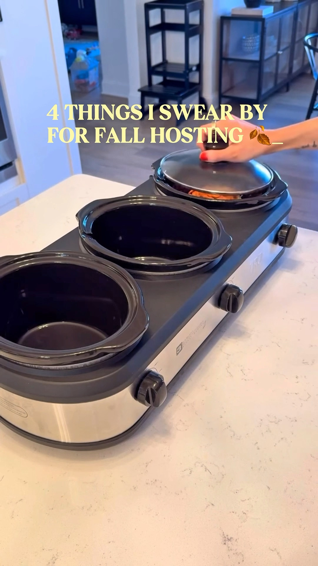 #AD Fall hosting season is almost here 🍂 These are 4 things I swear by for making hosting at home SO much easier when you have friends and family coming over!! 

 #Wayfair #WayfairPartner

#LTKSeasonal #LTKfoodie #LTKHome