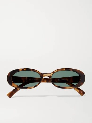 Outta Love oval-frame tortoiseshell acetate sunglasses | NET-A-PORTER (UK & EU)