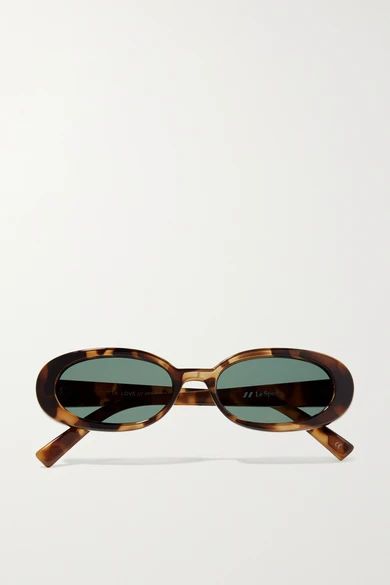 Outta Love oval-frame tortoiseshell acetate sunglasses | NET-A-PORTER (UK & EU)