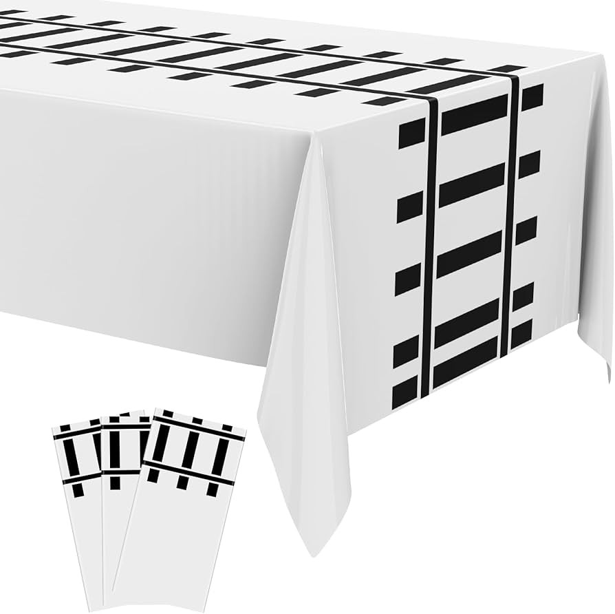 3 Pcs Train Party Decorations Railroad Track Tablecloths Express Train Birthday Party Supplies 54... | Amazon (US)