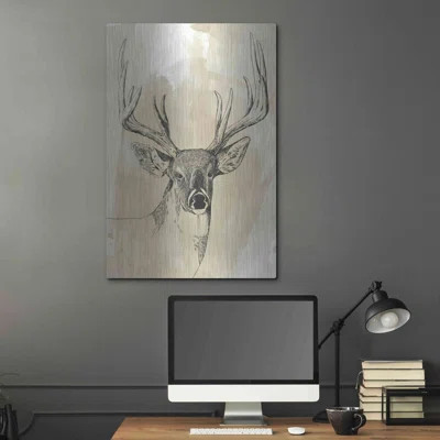 Burnished Buck I " by Grace Popp on Metal | Wayfair North America