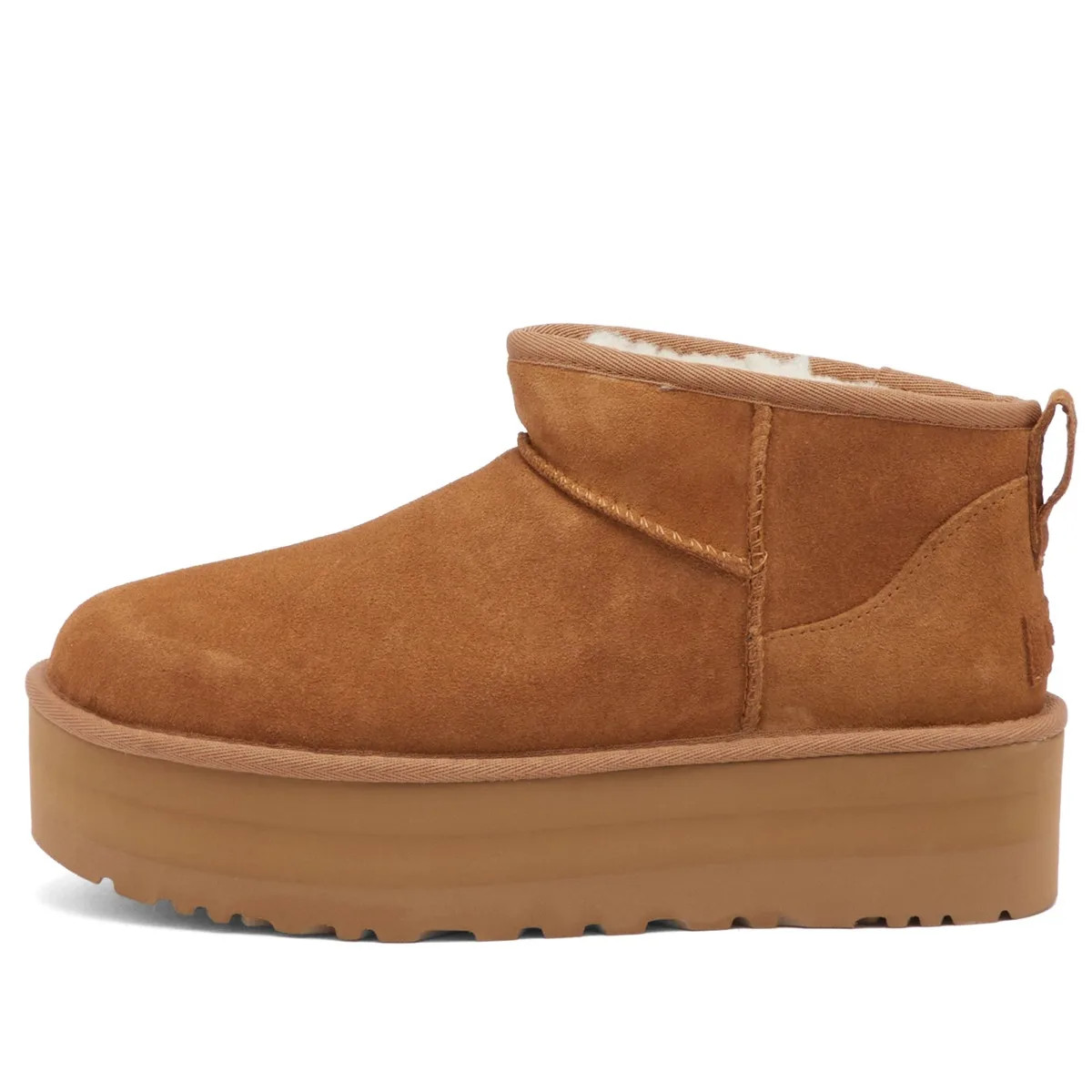 UGG Women's Classic Ultra Mini Platform in Chestnut, Size UK 8 | END. Clothing