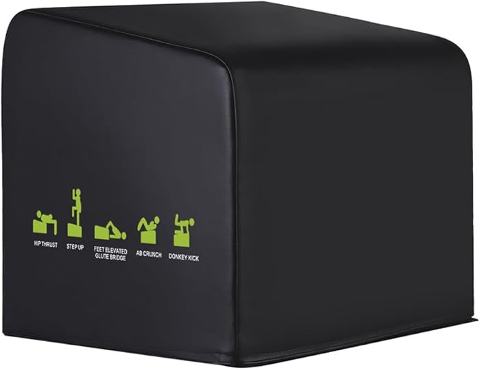 WINDFOOT Hip Thrust Machine & Glute Bridge Exercise Machine, Hip Thrust Bench Booty Workout Box P... | Amazon (US)