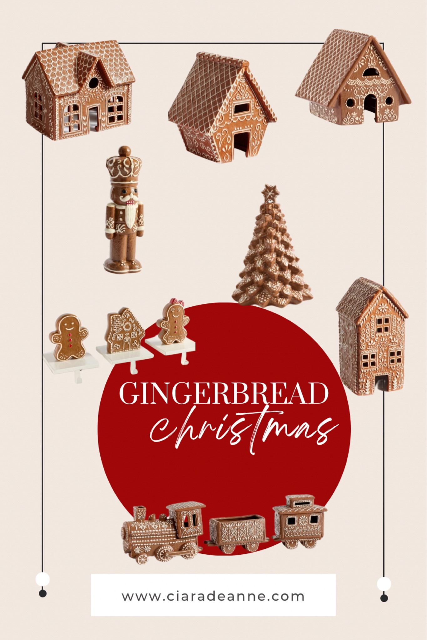 Gingerbread Christmas is all the rage this year! The most adorable decorations for your Christmas village and house. 

#LTKHome #LTKSeasonal #LTKHoliday
