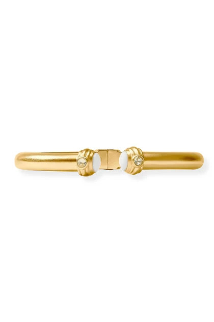 Julie Vos Portofino White Jade Demi Cuff Bracelet | The Willow Tree