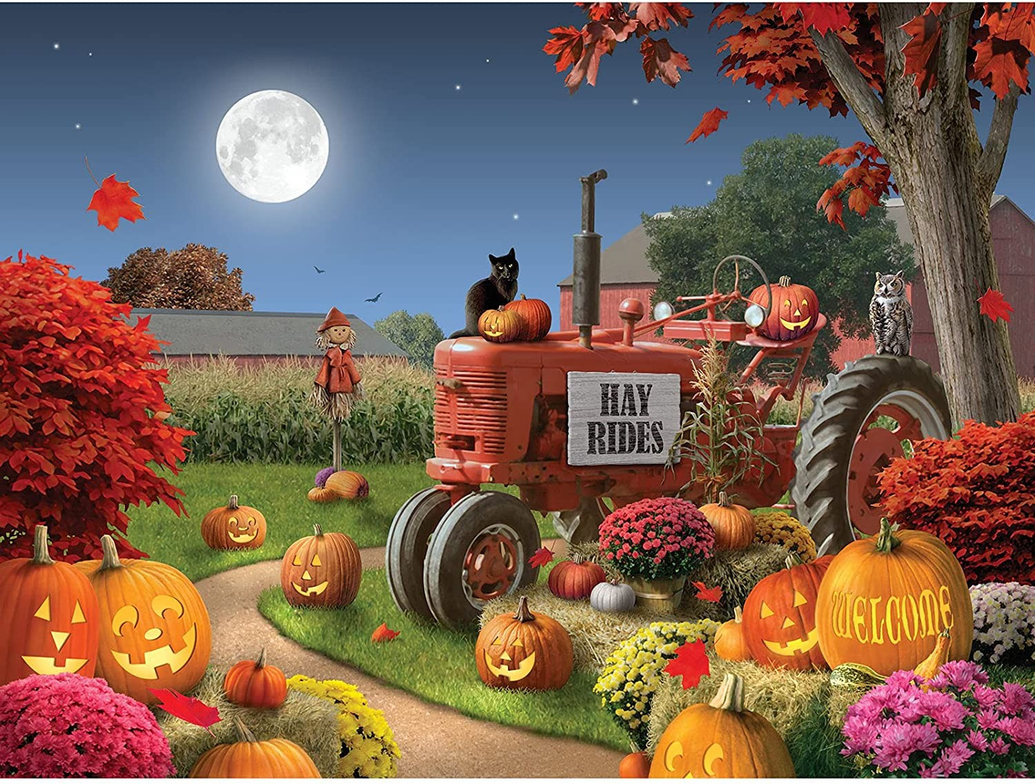 Amazon.com: Bits and Pieces - 500 Piece Jigsaw Puzzle for Adults 18" x 24" - Happy Hollow - 500 p... | Amazon (US)