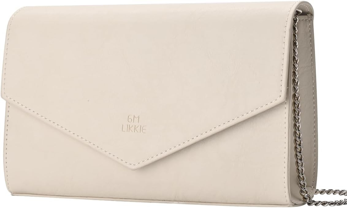 GM LIKKIE Clutch Purse for Women, Evening Envelope Clutch Bag, Crossbody Foldover PU Leather Shou... | Amazon (US)