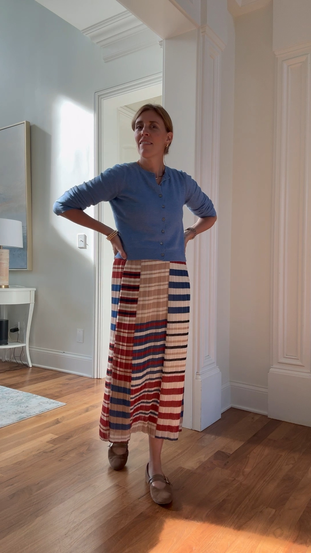 Wearing small in sweater for a more fitted look, medium skirt, shoes are look alike Madewell but Target price!

#LTKStyleTip #LTKFallSale #LTKWorkwear