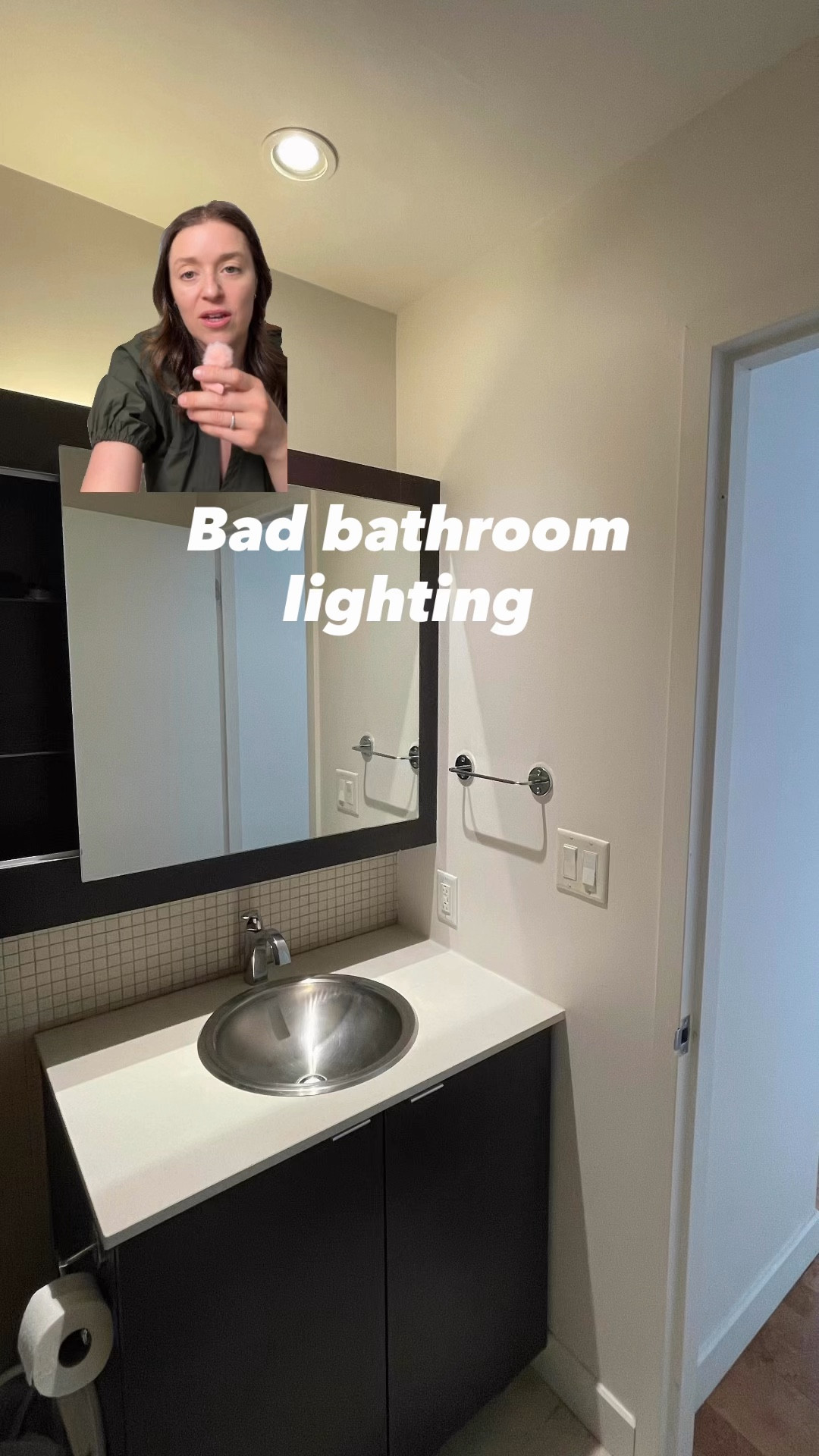 You don’t have to settle for the lighting you inherited. Small bathroom lighting upgrades are small investments in how you see yourself every morning. Don’t you want to see yourself in the best light possible? Lighting shapes how you feel in that mirror. If you’re ready to level up how you start your day, comment ‘shop’ and I’ll send you these sconces.

#LTKHome #LTKmorningroutine