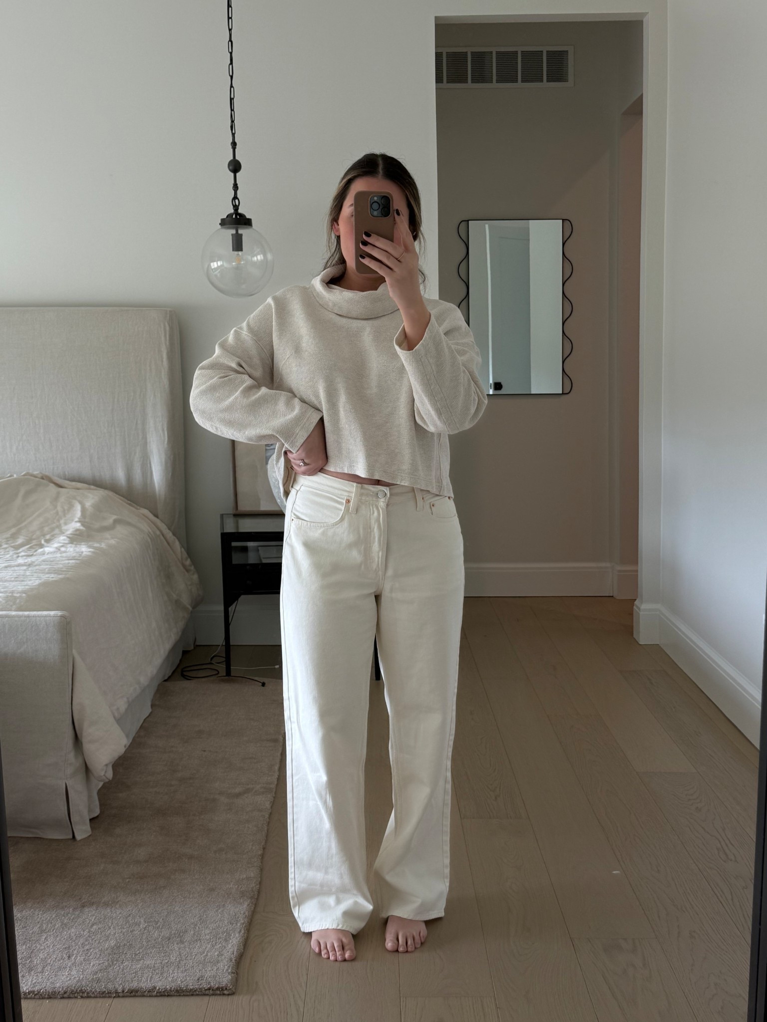 Favorite mid rise baggy pants at the moment 🤎 

#LTKFindsUnder100 #LTKMidsize #LTKStyleTip