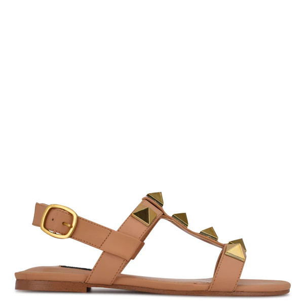 Lander Studded Flat Sandals | Nine West (US)