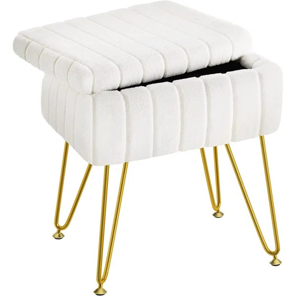 Luciell Metal Accent Stool | Wayfair North America