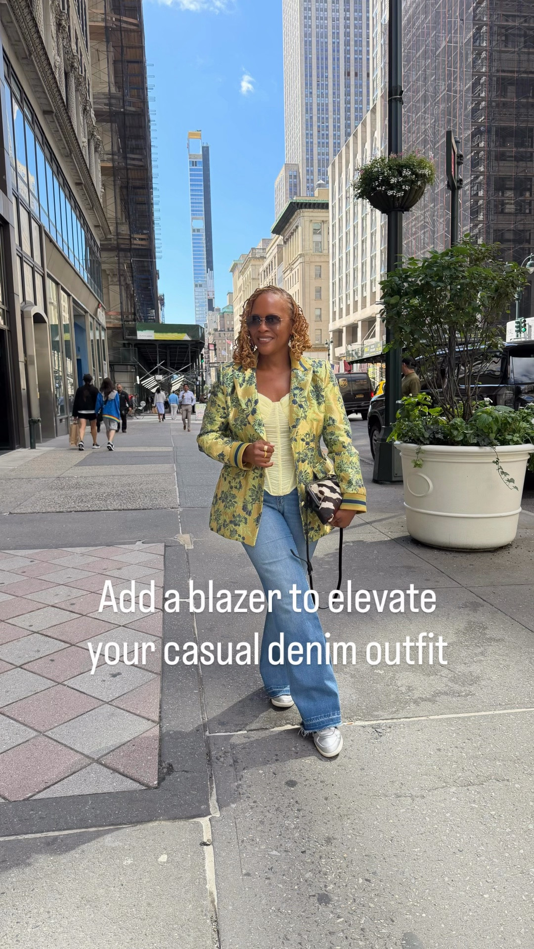 ￼￼ Add a fun stylish blazer to elevate your denim outfit for a casual and chic look this brocade blazer is part of a suit, but I styled it with denim jeans for a fall casual look

#LTKdayinmylife #LTKootd #LTKvlog