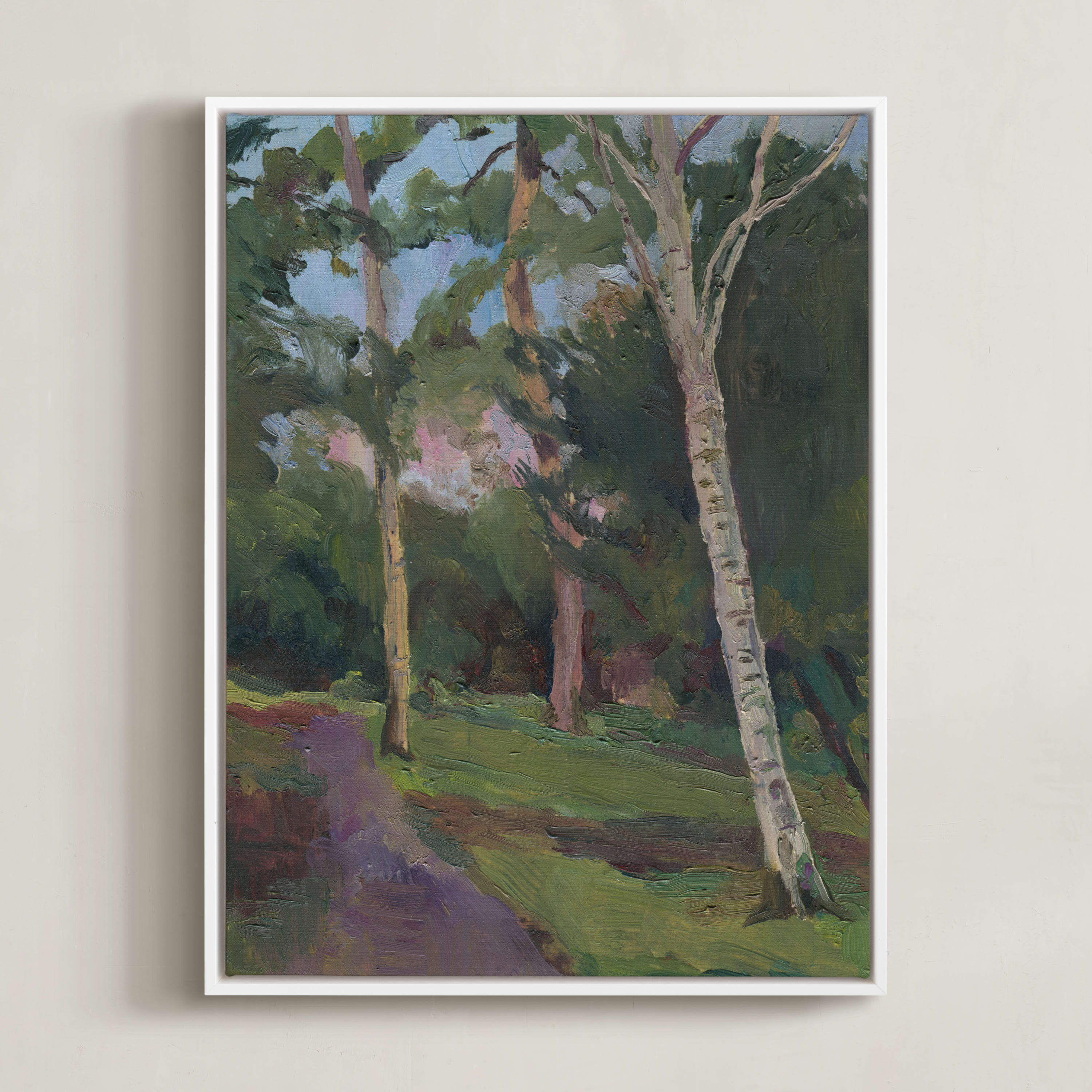 "Evening Walk" - Painting Limited Edition Art Print by Catilustre. | Minted