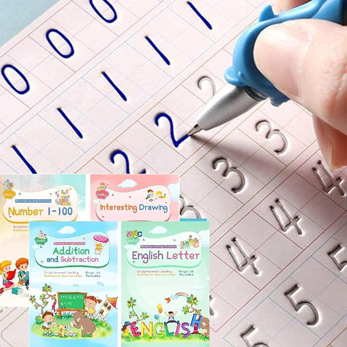 Magic Ink Copybooks for Kids Reusable Handwriting Workbooks for Preschools Grooves Template Desig... | Amazon (US)
