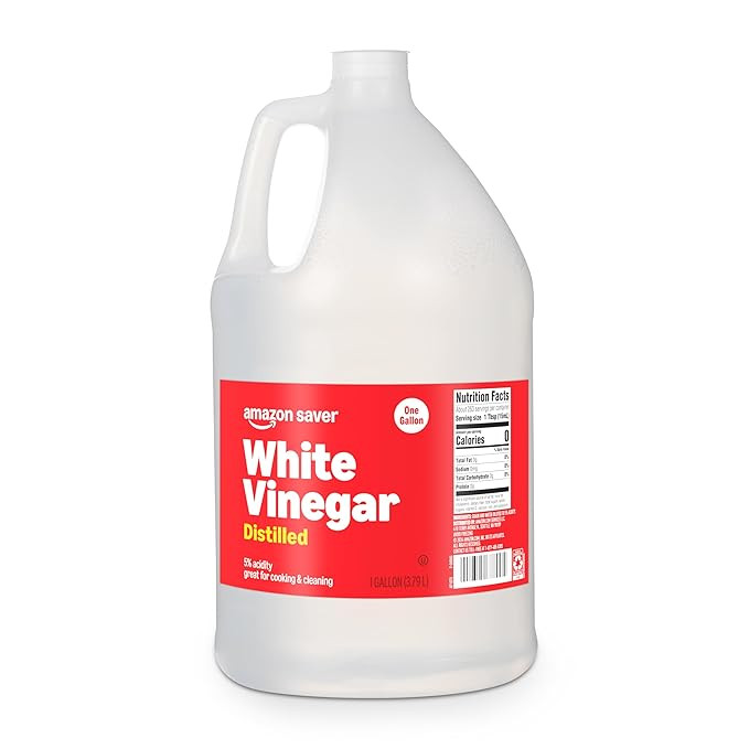 Amazon Saver, Distilled White Vinegar, Great for Cooking and Cleaning, 128 Fl Oz | Amazon (US)