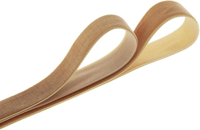 Vintage Khaki Velvet Ribbon, 1 Inch X 25Yd | Amazon (US)