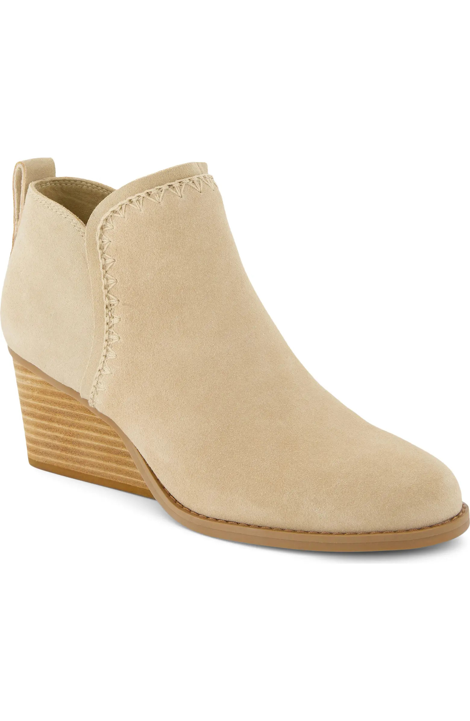 TOMS Kaia Wedge Bootie (Women) | Nordstrom | Nordstrom