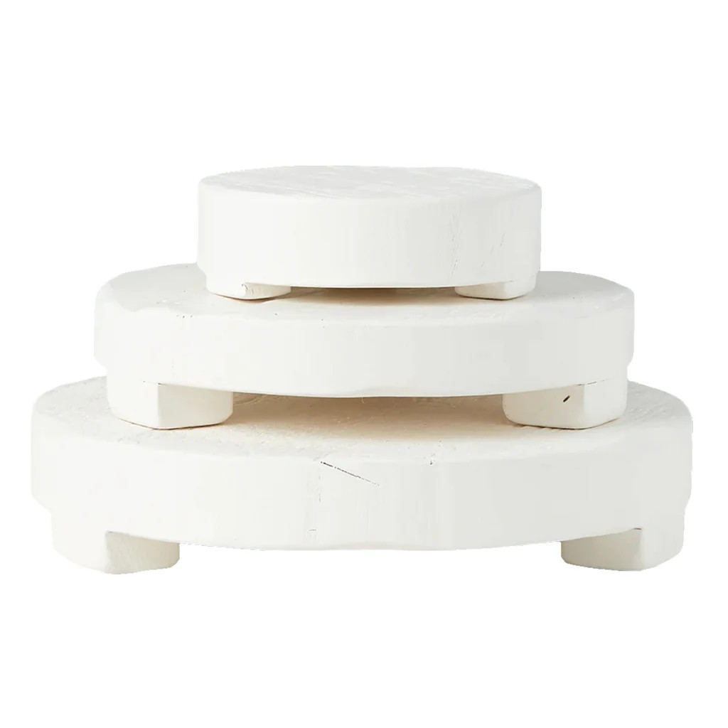 Round White Trivet | Monika Hibbs Home