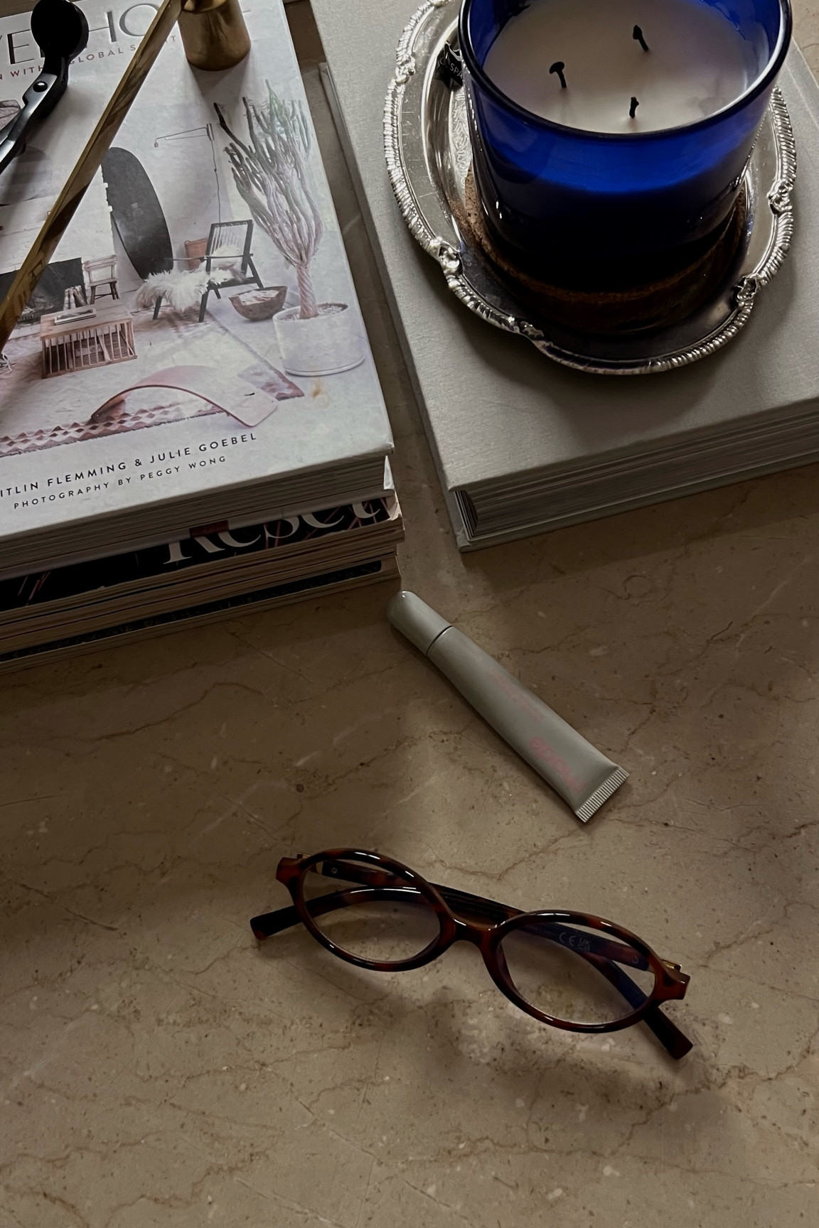 Miu Miu inspired blue light blocking glasses. Rhodes peptide lip treatment.

#LTKFindsUnder50