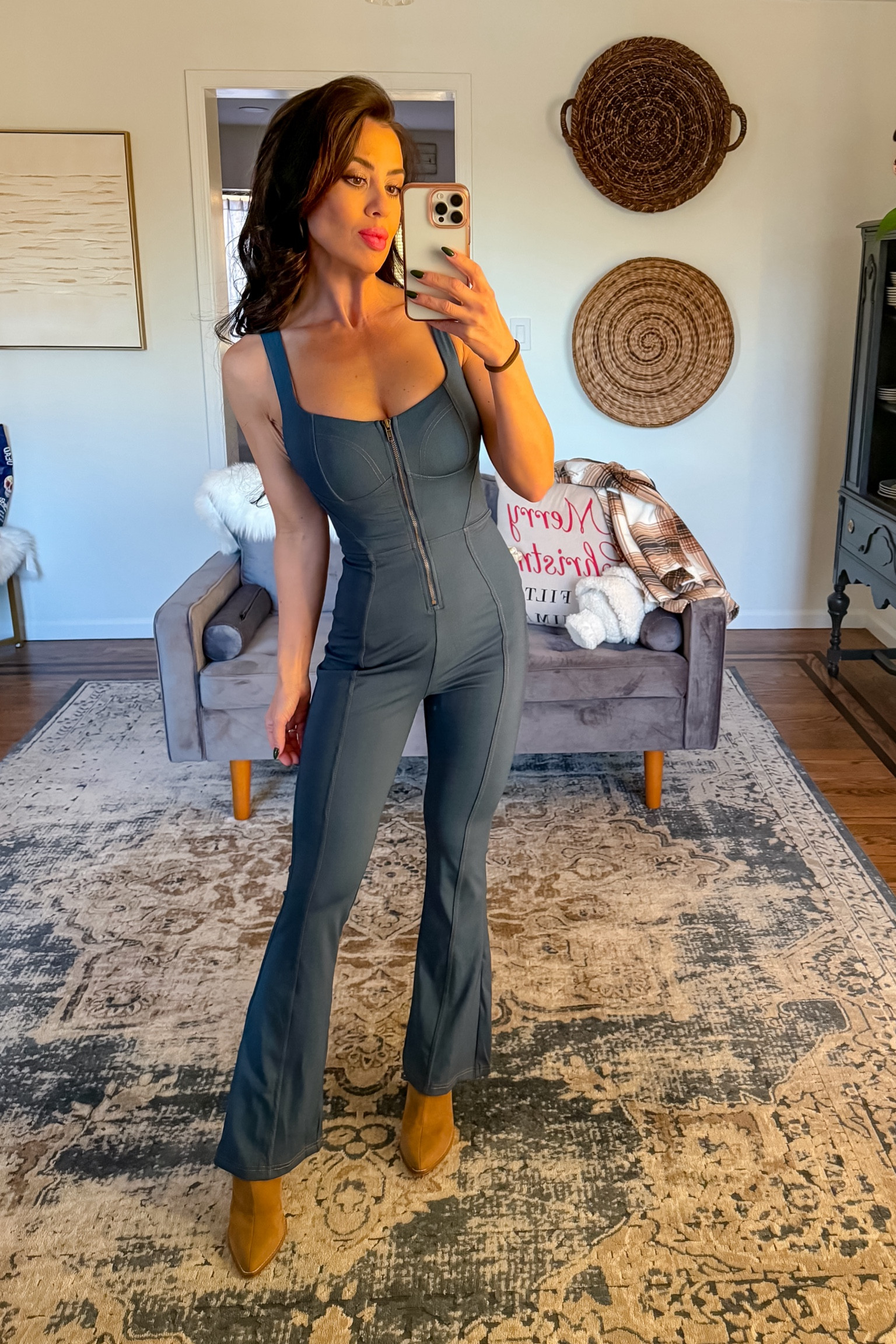 Popilush . Denim jumpsuit. Date night. 

#LTKSeasonal #LTKFindsUnder100 #LTKSaleAlert