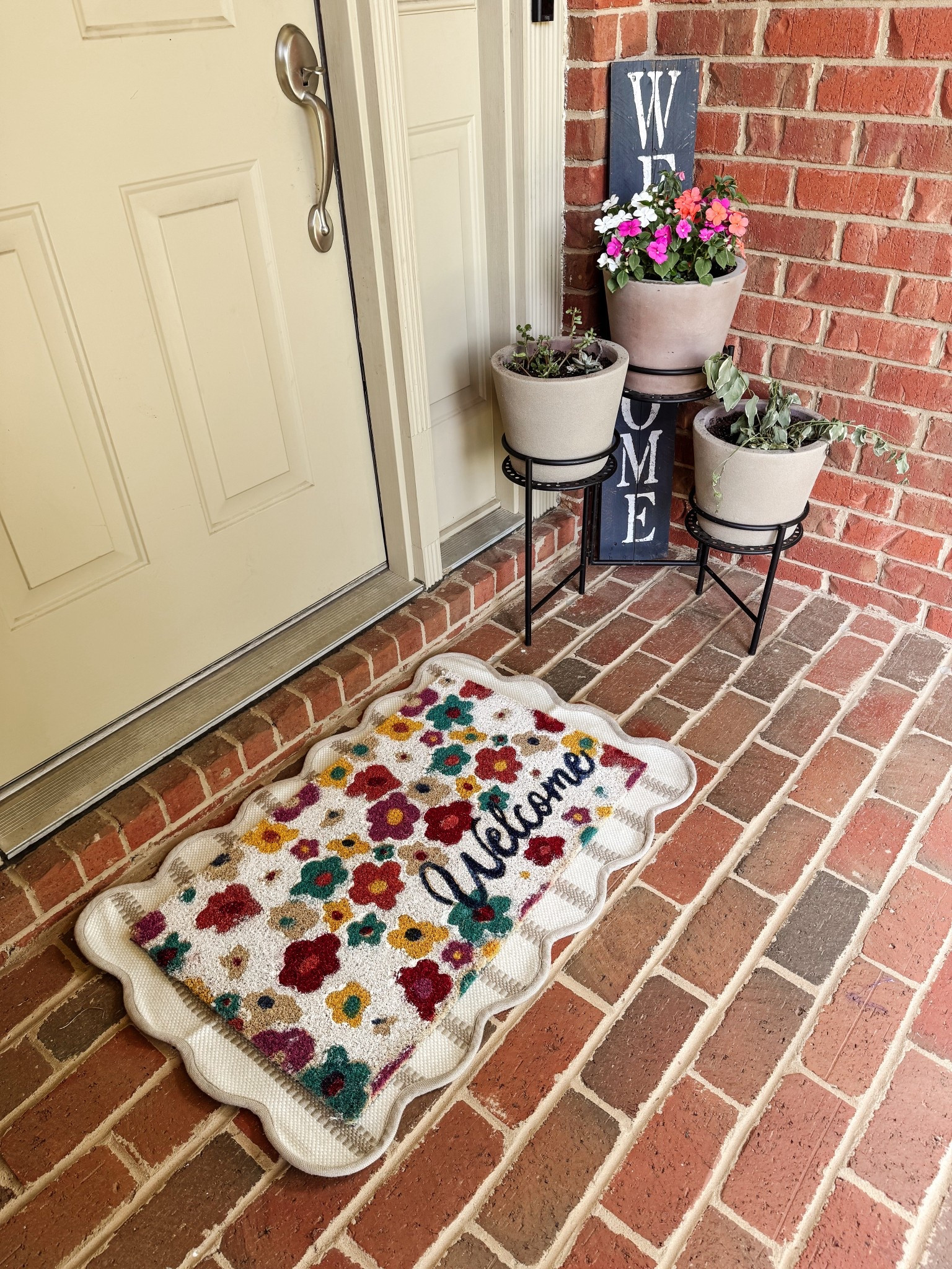 Off to a late start, but my porch is slowly looking “summer ready!” I just got these two door mats in today, and I love the fun colors! Definitely the refresh I needed. 

Walmart finds, summer, flowers, home decor, front porch, patio, plants, outdoors 

#LTKSeasonal #LTKSummerEdit #LTKHome