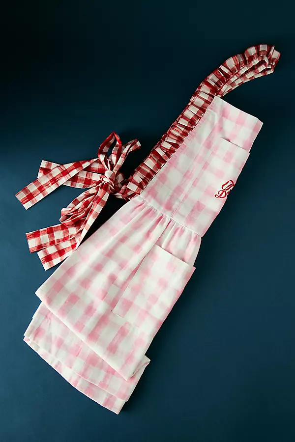 Damson Madder Mandy Gingham Apron | Anthropologie (UK)