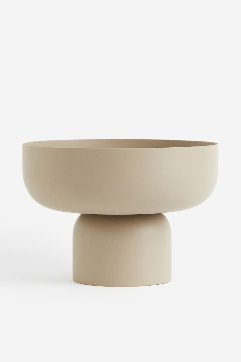 Large metal Pedestal Bowl | H&M (US)