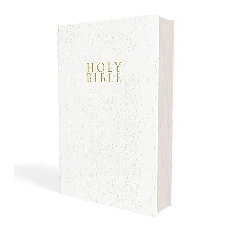 Niv, Gift and Award Bible, Leather-Look, White, Red Letter Edition, Comfort Print, (Paperback) | Walmart (US)