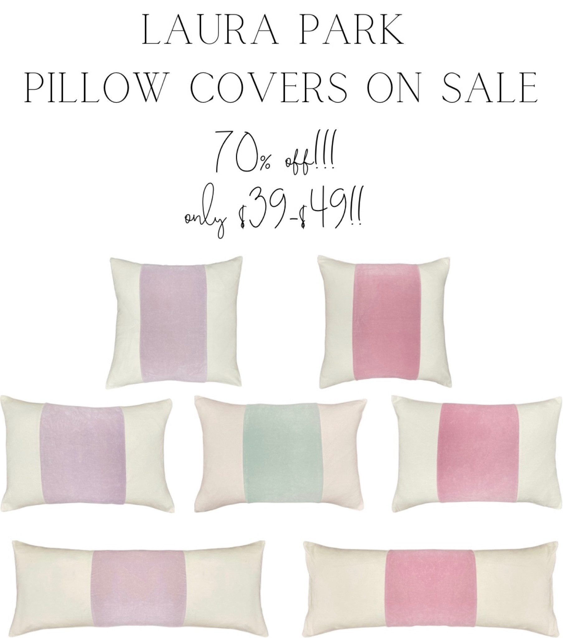 LAURA PARK PILLOW COVERS! 70% off!! Discount is applied at checkout! 
pillow covers / on sale / Laura Park 

#LTKsalealert #LTKunder50 #LTKhome