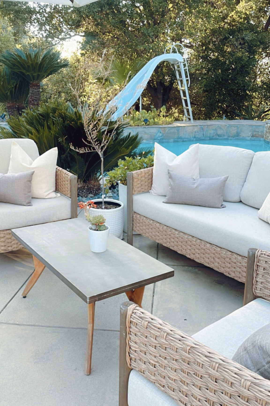 Getting ready for summer with new outdoor cushions and pillows! 

#LTKfindsunder50 #LTKSeasonal #LTKhome