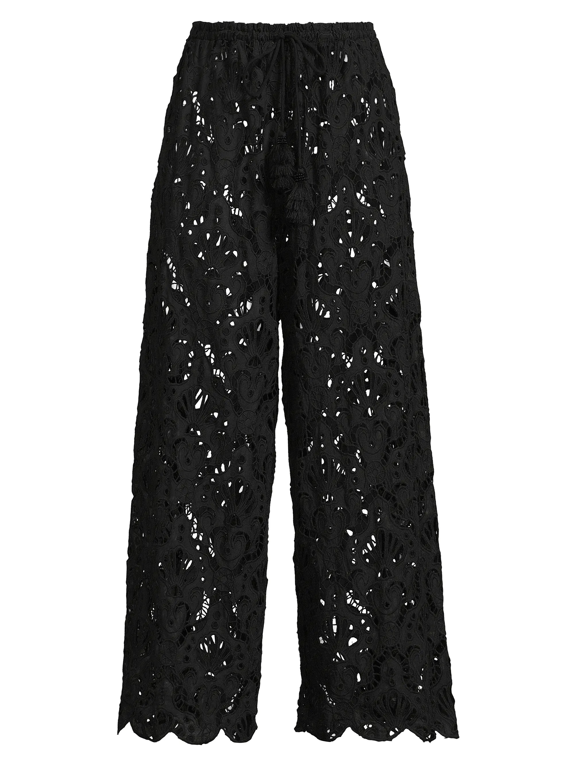 Seashell Lace Eyelet Cover-Up Pants | Saks Fifth Avenue