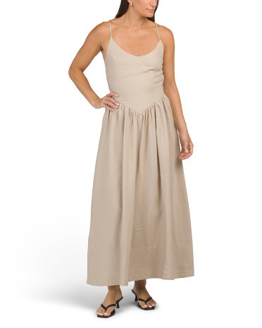 Linen Blend Melinda Dress | Casual Dresses  | Marshalls | Marshalls