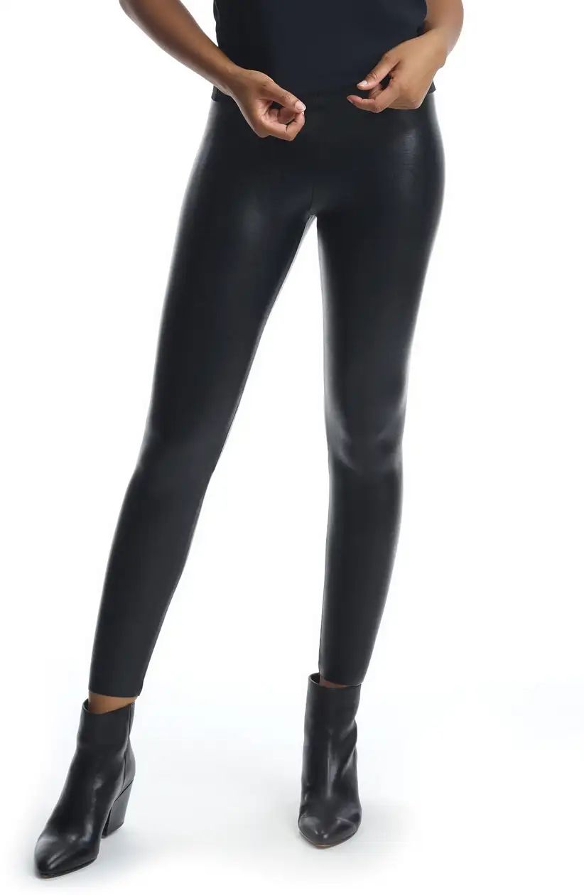 Commando 7/8 Faux Leather Control Leggings | Nordstrom