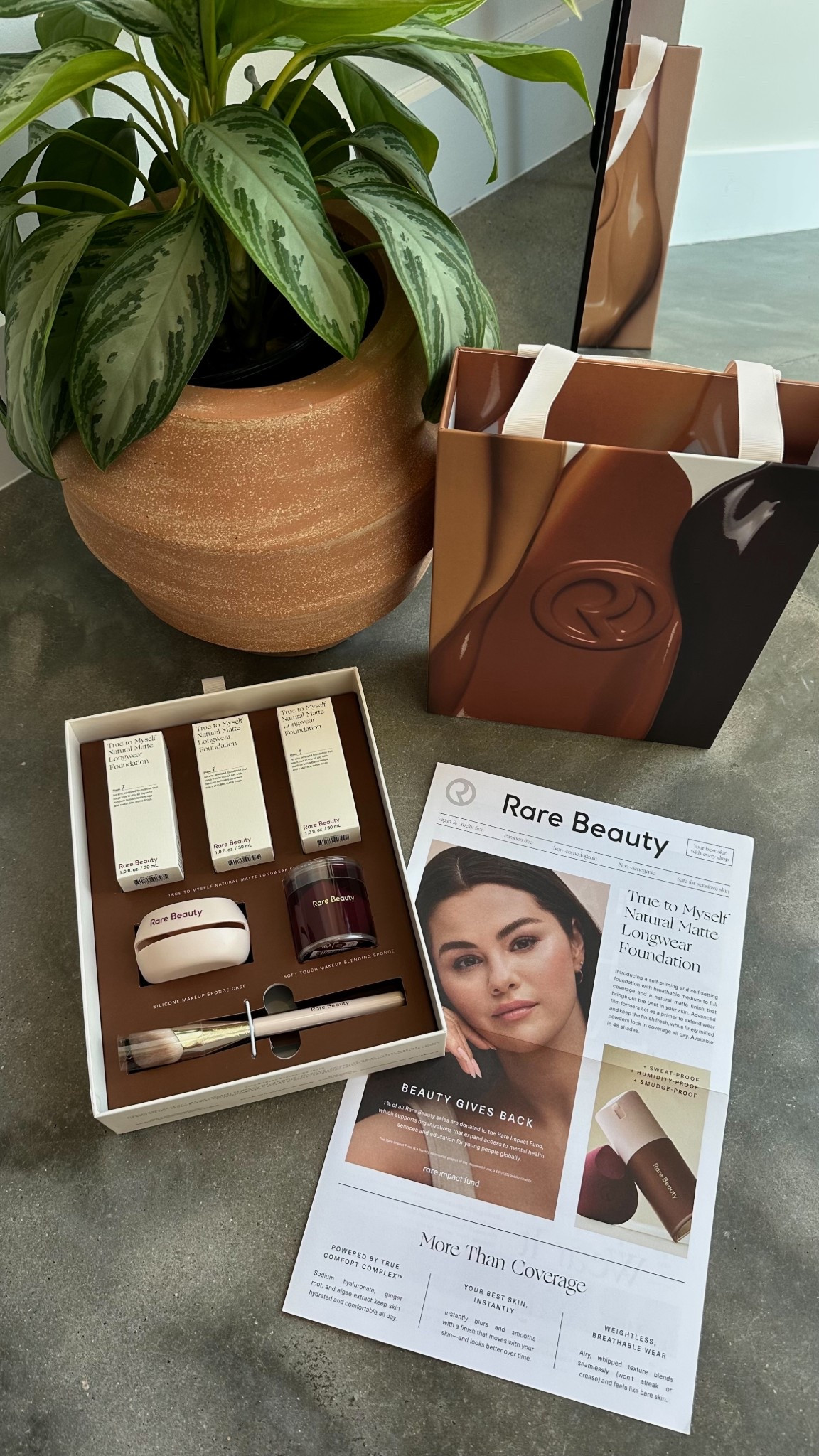new in: rare beauty foundation + tools
buildable medium to full coverage with a soft matte finish that still looks like skin


#LTKselfcare #LTKgrwm #LTKBeauty