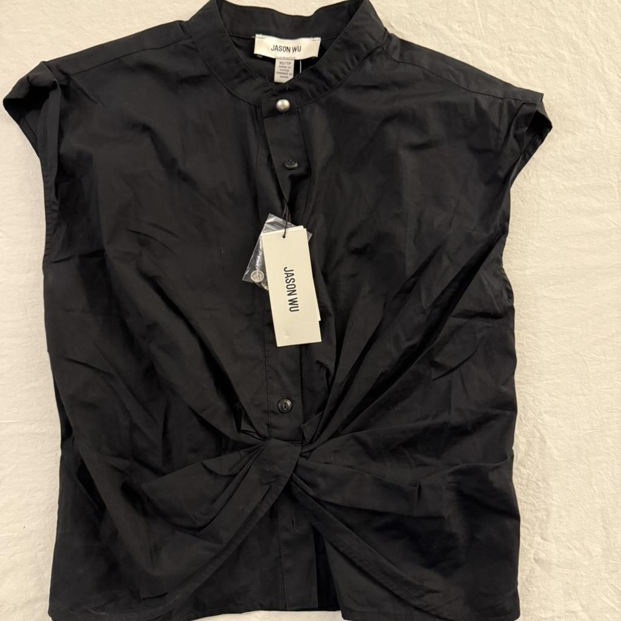 Jason Wu Women's Blouse - Black - XS | Depop US