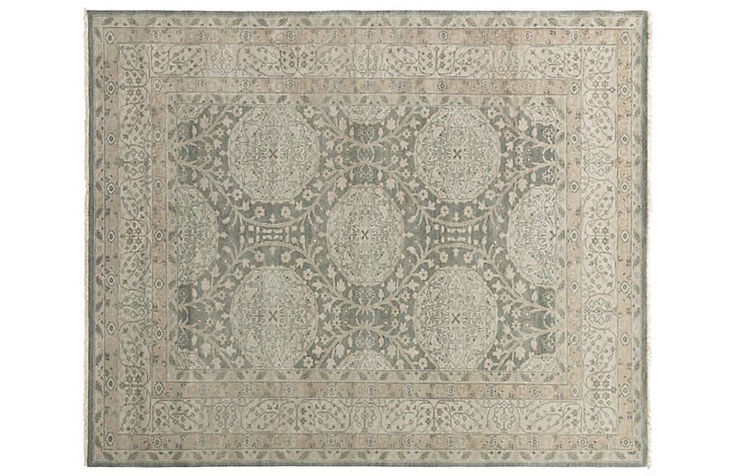 Tura Hand-Knotted Rug, Beige/Gray | One Kings Lane
