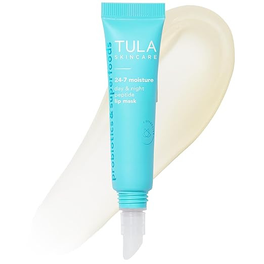 TULA Skin Care 24-7 Moisture Day & Night Peptide Lip Mask - Peptides, Hyaluronic Acid & Vitamin E... | Amazon (US)