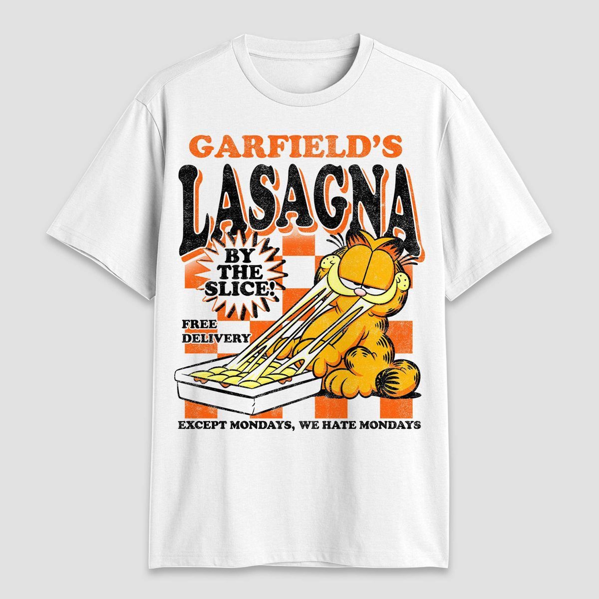 Men's Garfield Short Sleeve Graphic T-Shirt - White M | Target