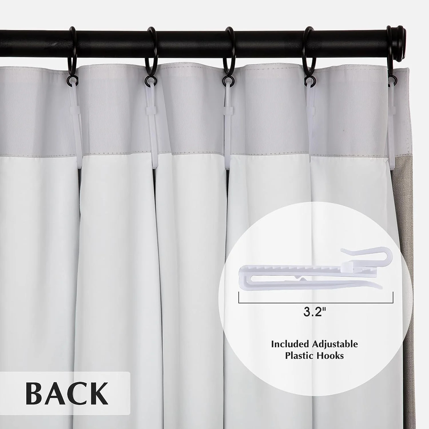 Lille Linen Pinch Pleat Curtains Drapes with Blackout Lining | Homerilla