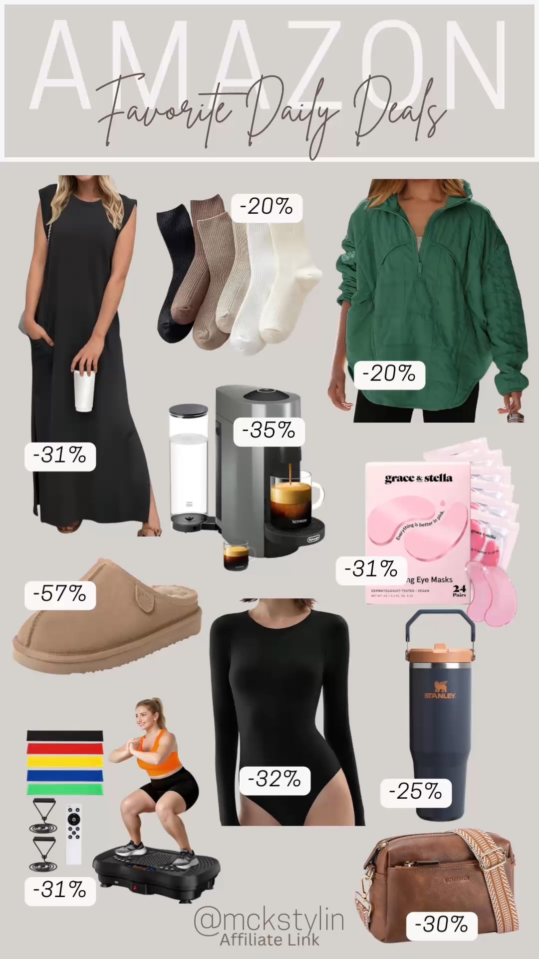 The best deals of the day from Amazon  

#LTKSaleAlert