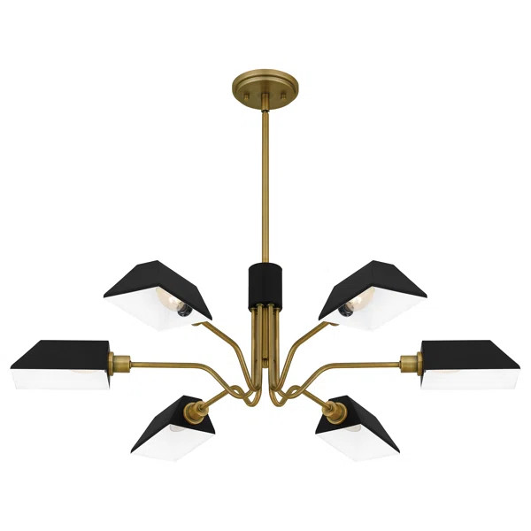 Debbrah 6 - Light Dimmable Sputnik Geometric Chandelier | Wayfair North America
