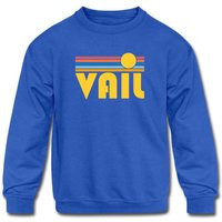 Vail, Colorado Youth Sweatshirt, Retro Sunrise Vail Sweatshirt - Personalization Available | Etsy (US)