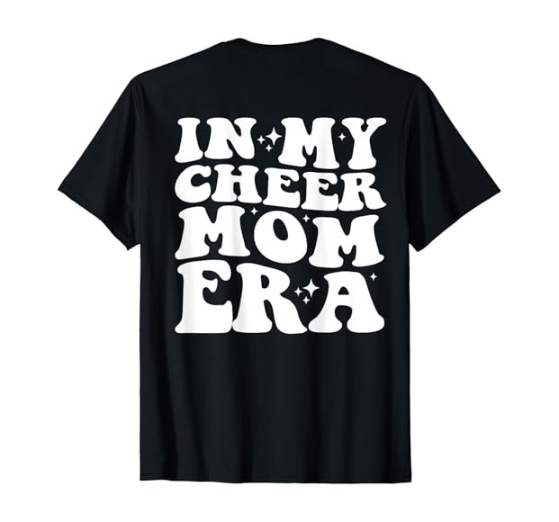 In My Cheer Mom Era (on back) T-Shirt | Amazon (US)