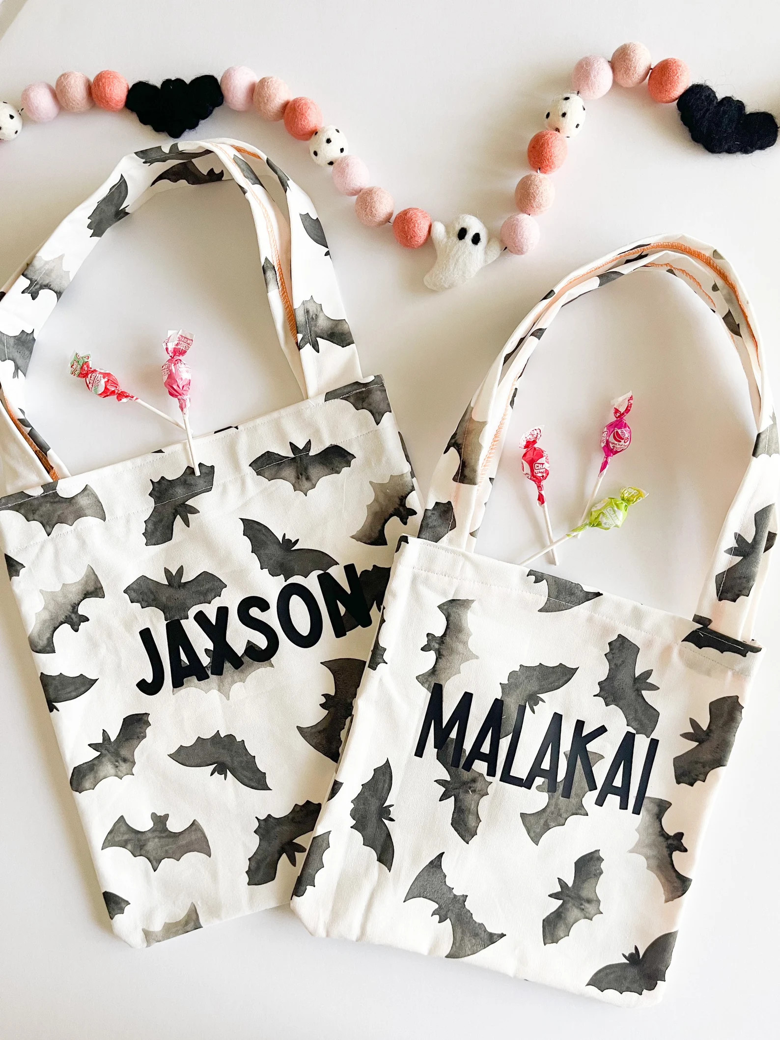 Childrens Halloween Candy Bag//personalized Trick or Treat Bag - Etsy | Etsy (US)