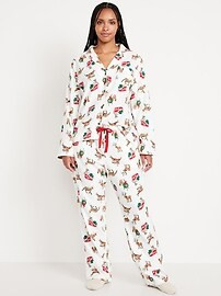 Flannel Pajama Set for Women | Old Navy (US)